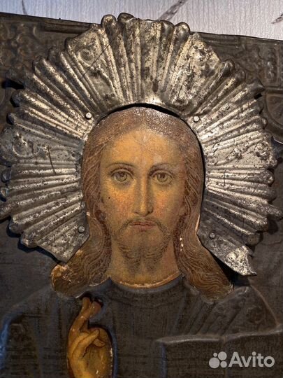 Икона Господь Вседержитель в окладе