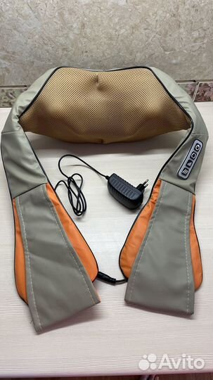 Роликовый массажёр для шеи, спины и плеч