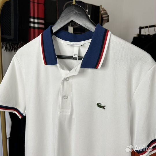 Футболка Поло Lacoste белая