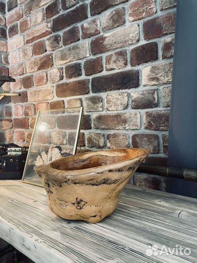 Ваза из массива граба