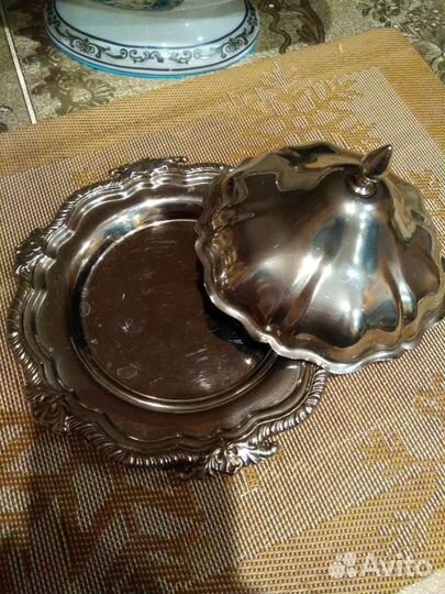 Ваза антикварная/ икорница /Маслёнка