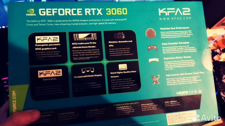 KFA2 GeForce RTX 3060 X Black 12GB (На гарантии)