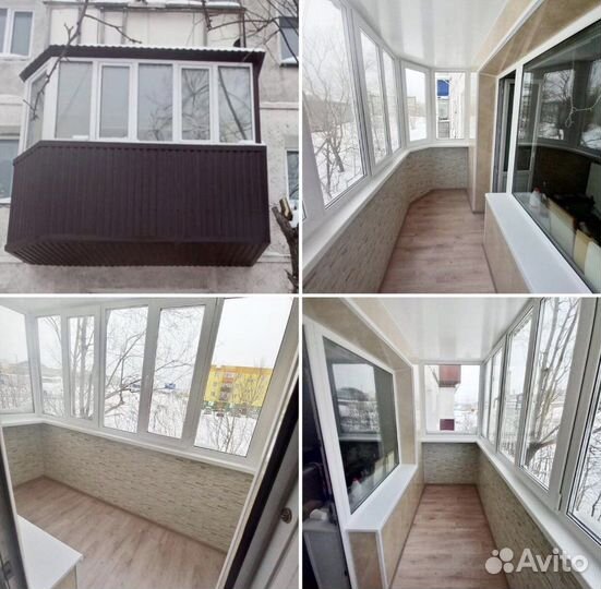 Установка балконов