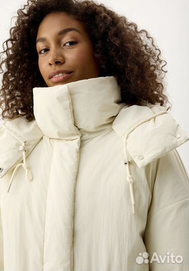 Пуховик женский оверсайз