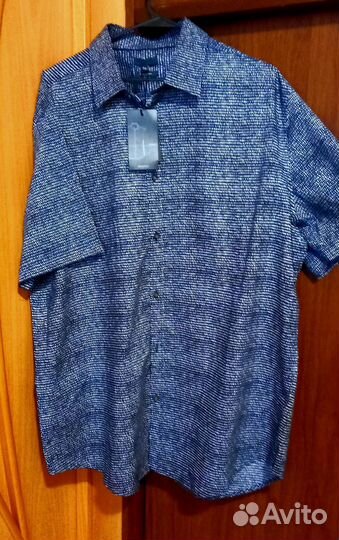 Мужская рубашка с коротким рукавом