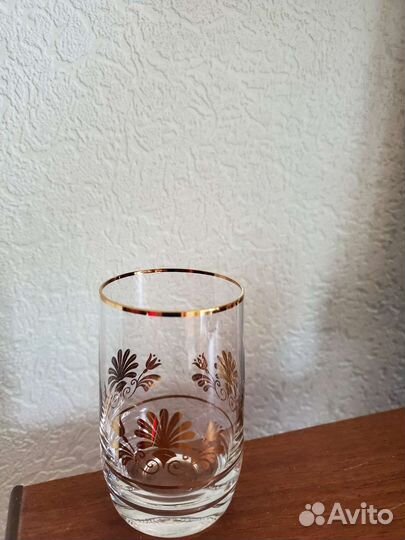Стаканы чешское стекло