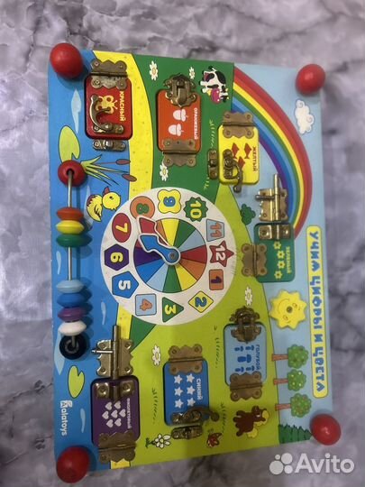 Бизиборд доска с замочками