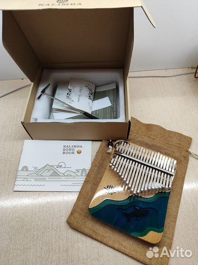 Калимба Hluru с китом, 21 нота