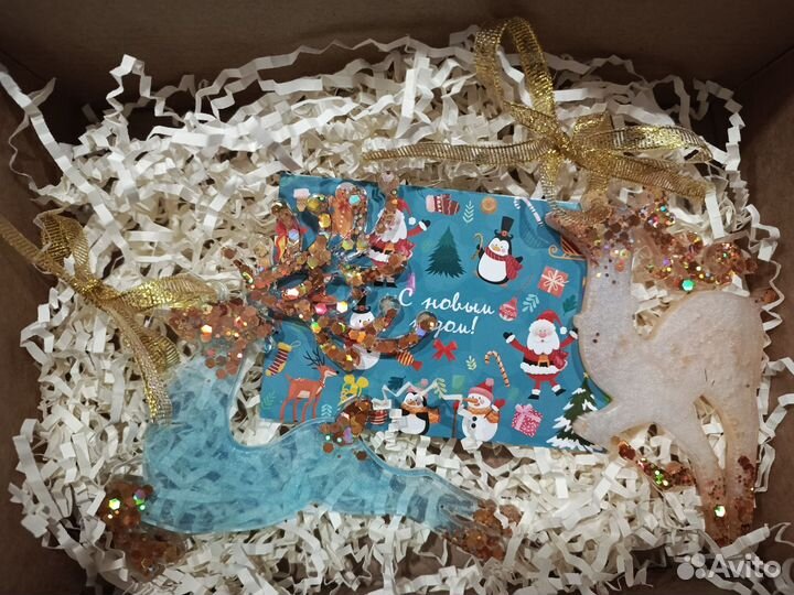 Ёлочные игрушки из эпоксидной смолы