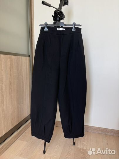 Брюки Zara balloon black