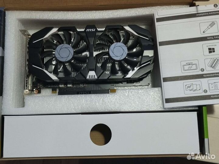 Видеокарта MSI GTX 1050 ti 4gb
