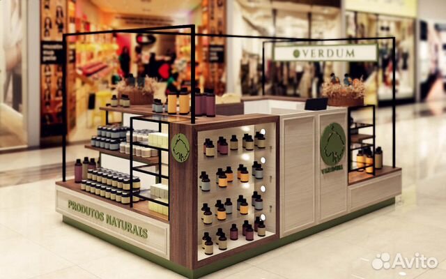 Торговый островок, торговое оборудование лофт