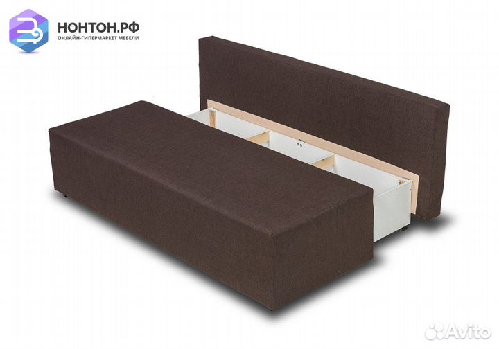 Диван еврокнижка Лиссабон кофейный