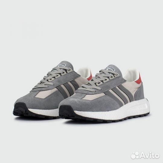 Мужские Adidas Retropy E5 Grey / White / Red