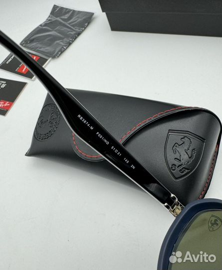 Очки ray ban ferrari стекло