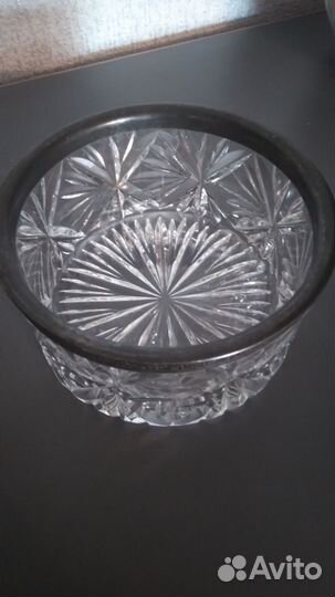 Ваза хрустальная