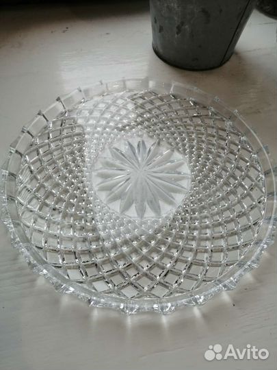 Ваза для фруктов хрусталь