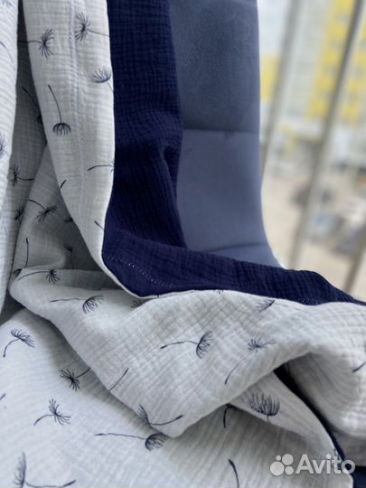 Детский плед из муслина