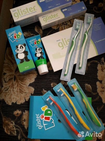 Продукция Glister для детей и взрослых