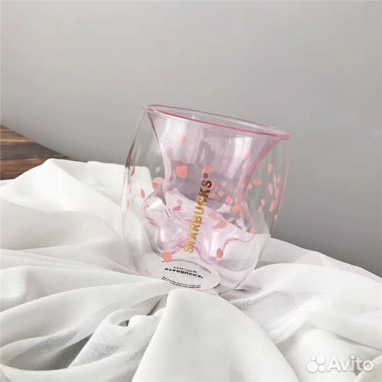 Starbucks кружка кошачья лапка