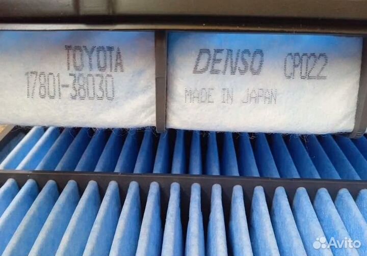 Воздушный фильтр оригинал toyota 1780138030