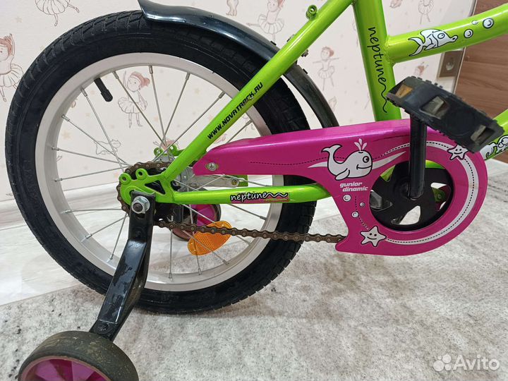 Детский велосипед novatrack neptun 16