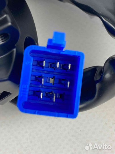 Переключатели руля чёрные в сборе с одним рычагом