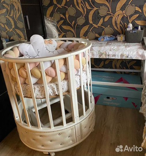 Детская кроватка трансформер 8 в 1