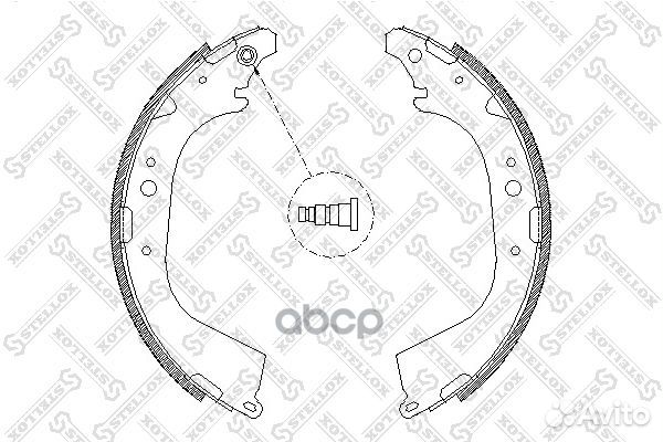661 101-SX 4650.01519sbsk2305-01 колодки