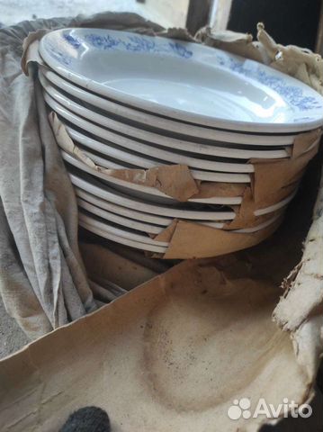 Фарфоровые тарелки СССР 1982 год