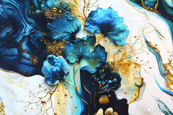 Трикотаж кулирка Мрамор купон