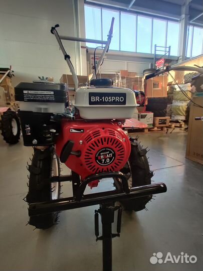 Мотоблок BR-мб105PRO с понижающей передачей