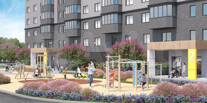 2-к. квартира, 59,7 м², 6/9 эт.