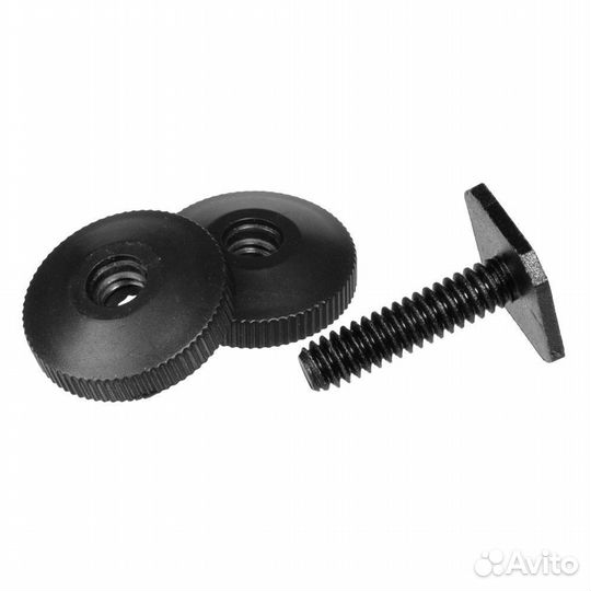 Переходник с горячего башмака на 1/4 с 2 гайками