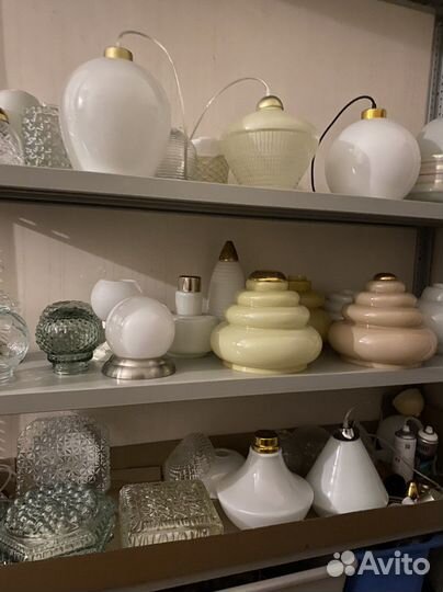 Светильник винтаж подвесной 1970 много