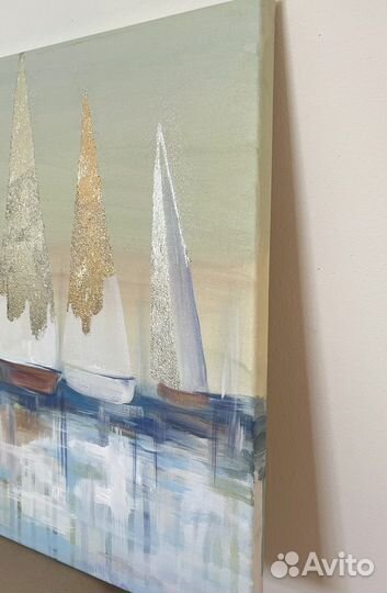 Картина на холсте ручной работы 