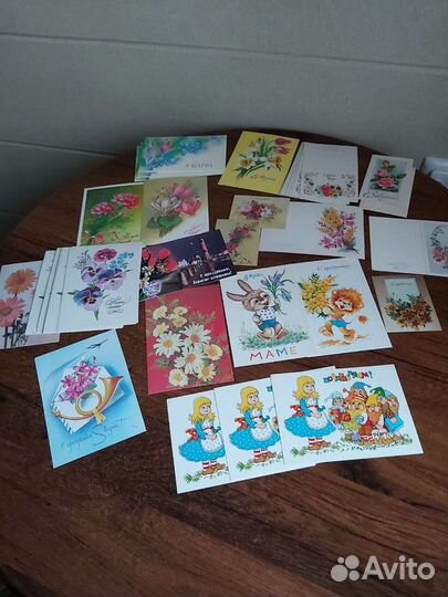 Открытки СССР чистые