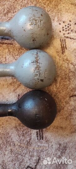 Гантели 5 кг, 10 кг