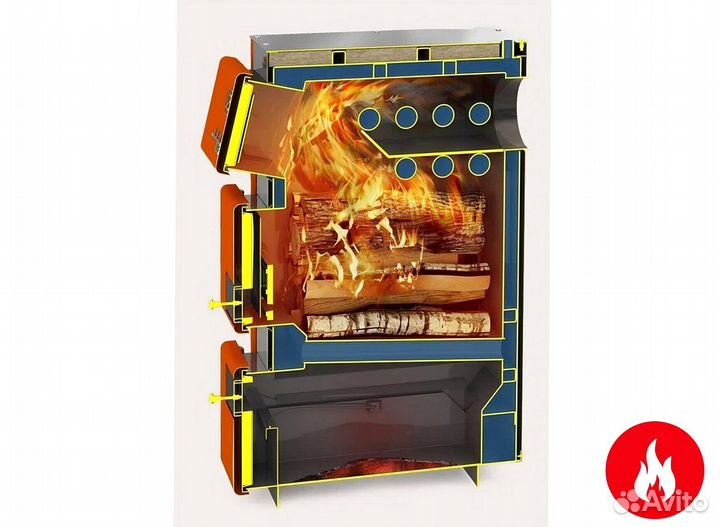 Твердотопливный котел теплодар куппер про-28 (2.0)