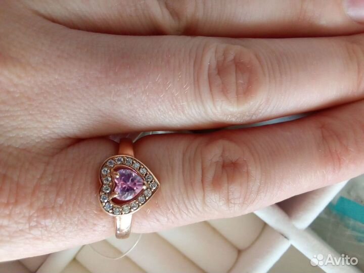 Кольцо с кварцем