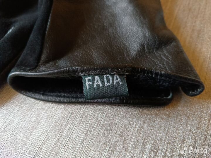 Перчатки женские кожаные Fada, размер 6,5