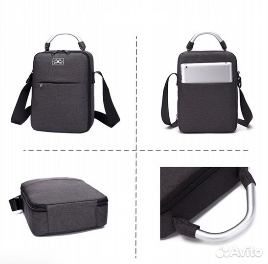 Серая сумка кофр DJI mini 3 Pro для RC + RC-N1