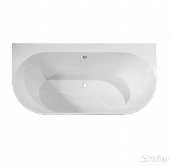 Ванна пристенная из искусственного камня