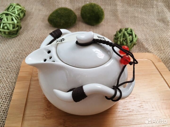 Чайный набор Total White в дорожной сумке