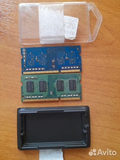 Оперативная память ddr3 для ноутбука 4gb и 1 gb