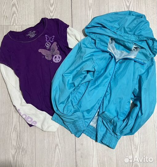 Пакетом одежда для девочки 13-14лет