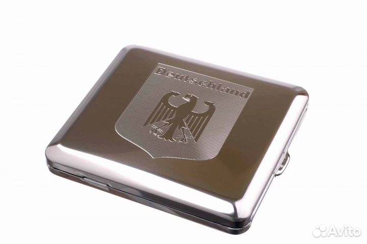 Портсигар Stoll на 18 сигарет, нержавеющая сталь