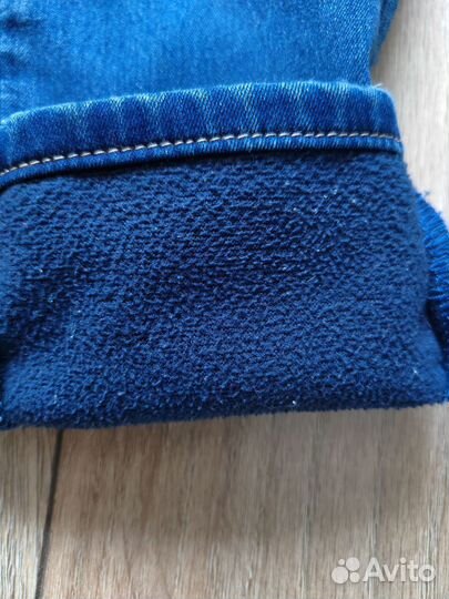 Джинсы утеплённые 128