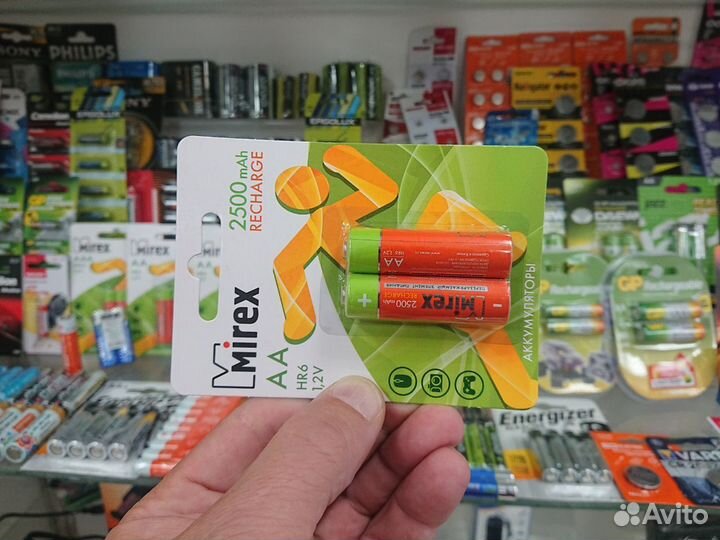 Аккумулятор R6 (аа) 2500ма/ч.(Аккум.батарейка)