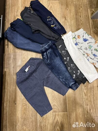 Вещи пакетом на мальчика 74 80 86